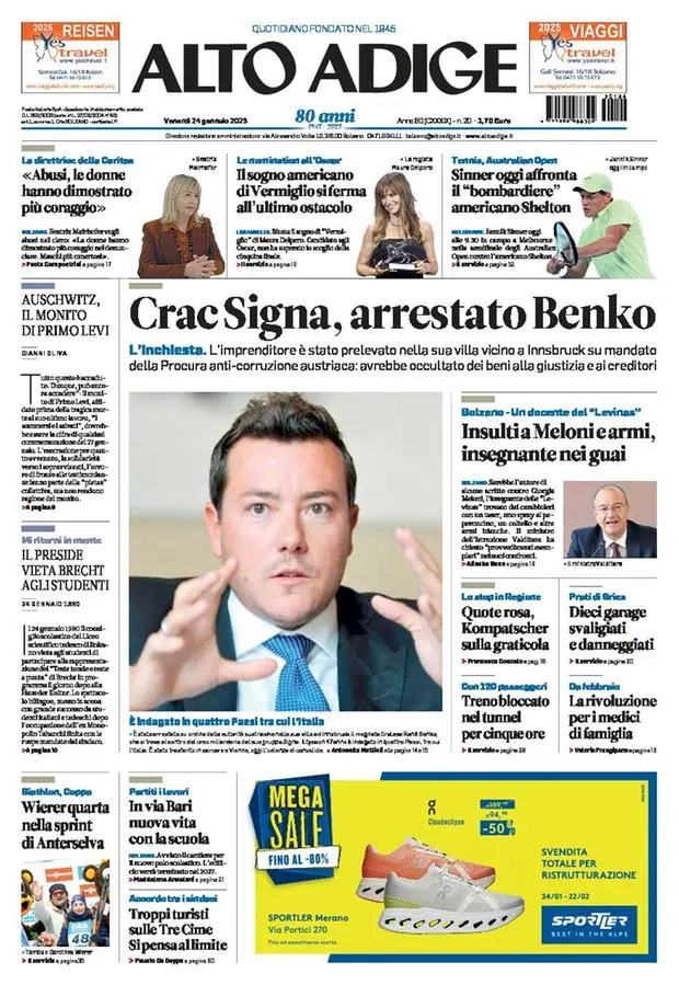 Prima-pagina-alto_adige-edizione-di-oggi-2025-01-24