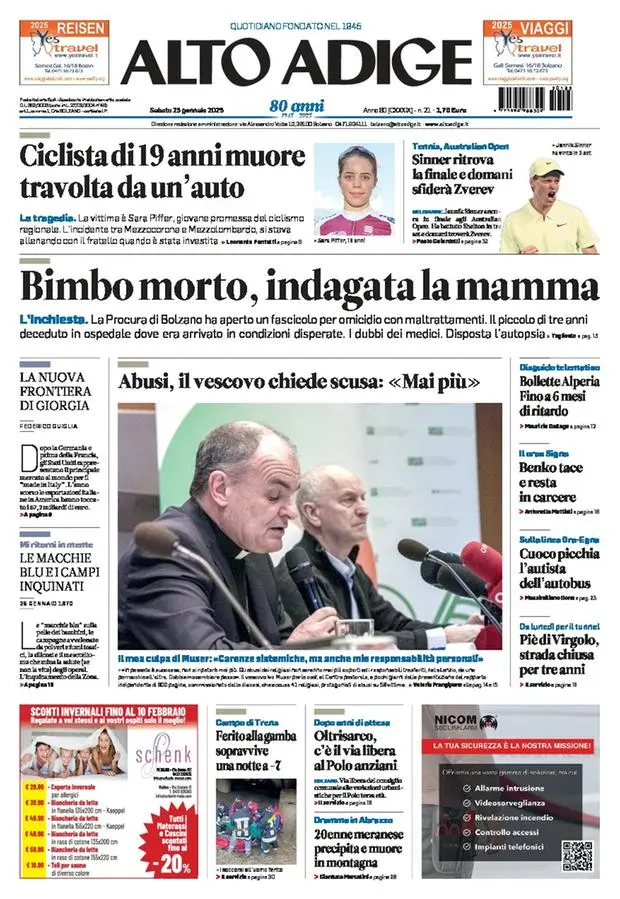 Prima-pagina-alto_adige-edizione-di-oggi-2025-01-25