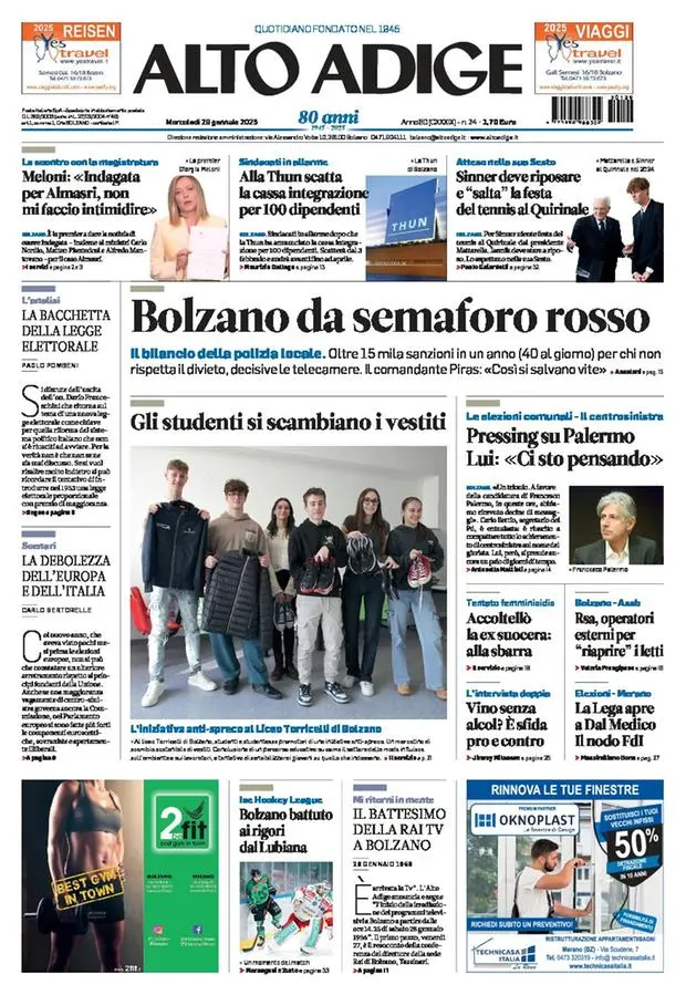 Prima-pagina-alto_adige-edizione-di-oggi-2025-01-29