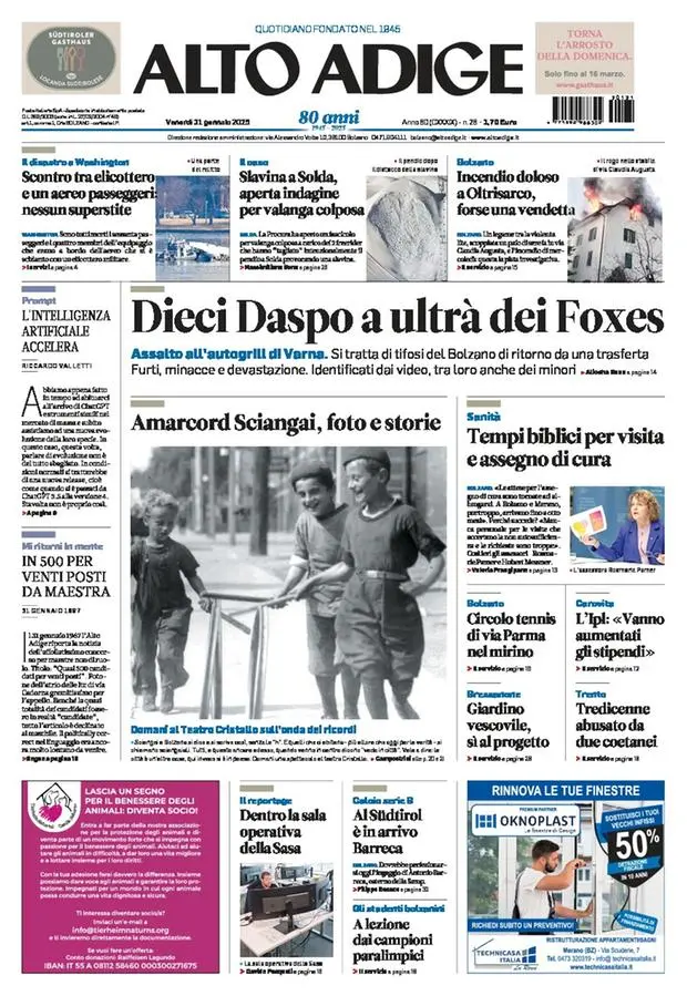 Prima-pagina-alto_adige-edizione-di-oggi-2025-01-31