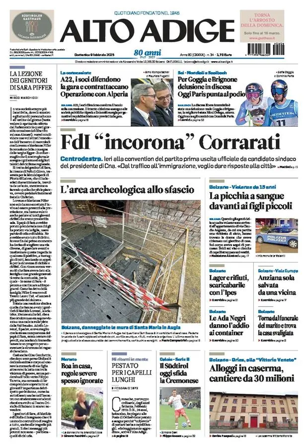 Prima-pagina-alto_adige-edizione-di-oggi-2025-02-09