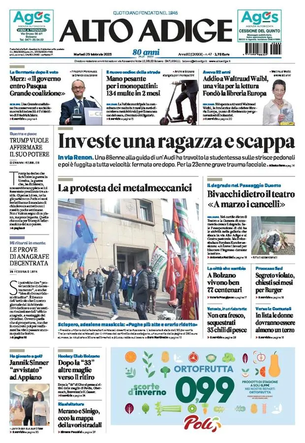 Prima-pagina-alto_adige-edizione-di-oggi-2025-02-25