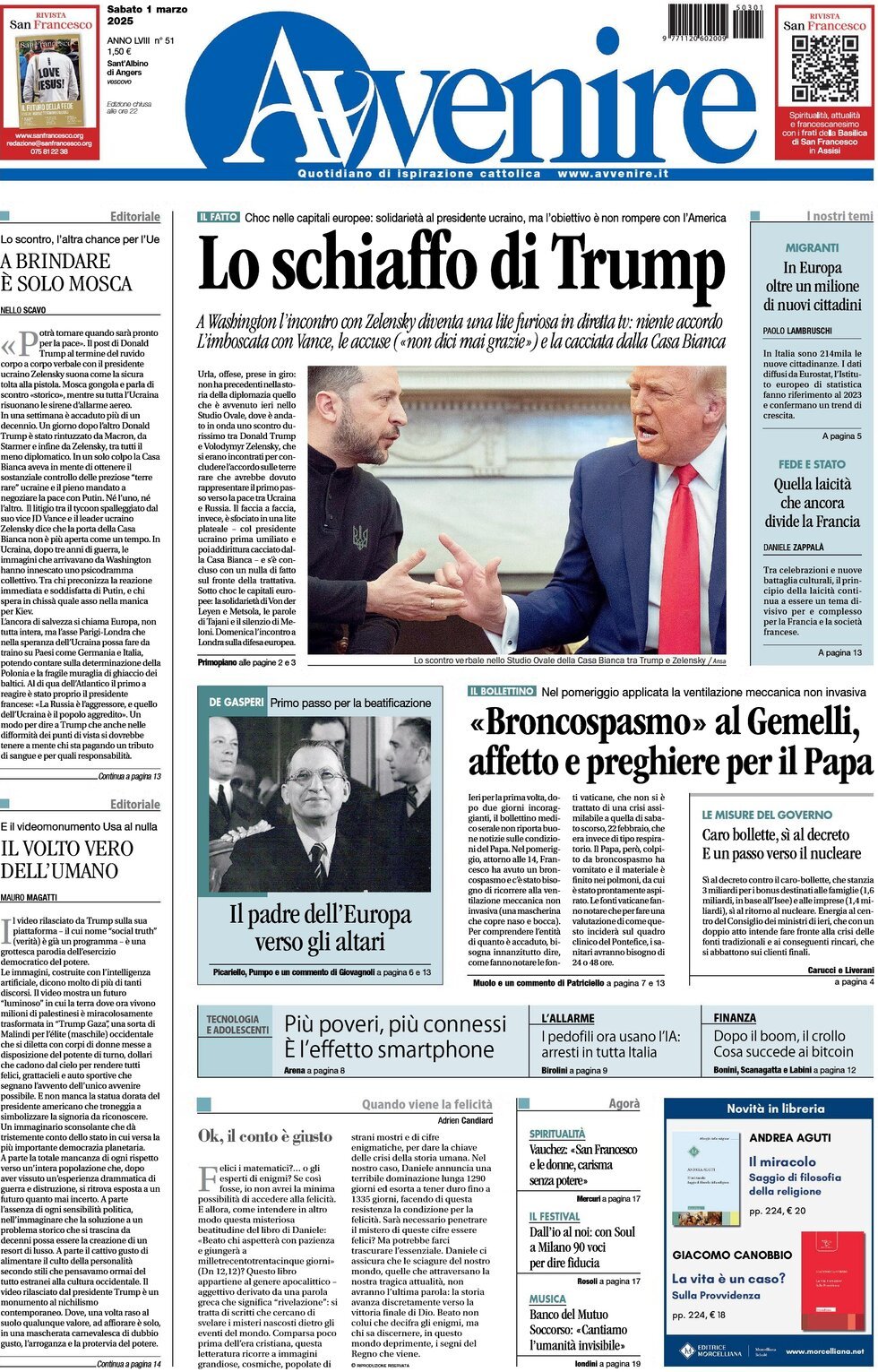 Prima-pagina-avvenire-edizione-di-oggi-01-03-2025