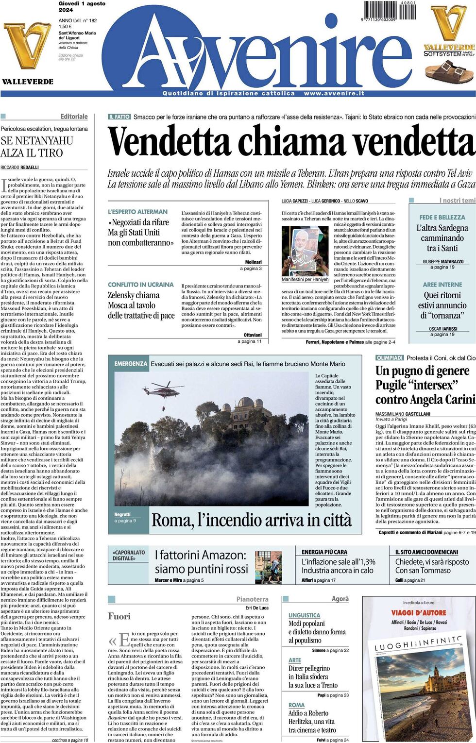 Prima-pagina-avvenire-edizione-di-oggi-01-08-2024