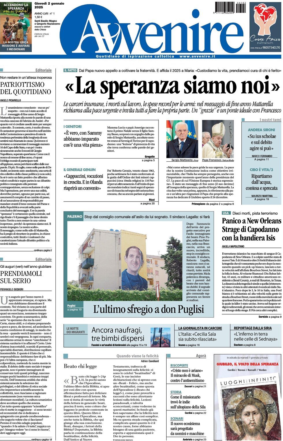 Prima-pagina-avvenire-edizione-di-oggi-02-01-2025