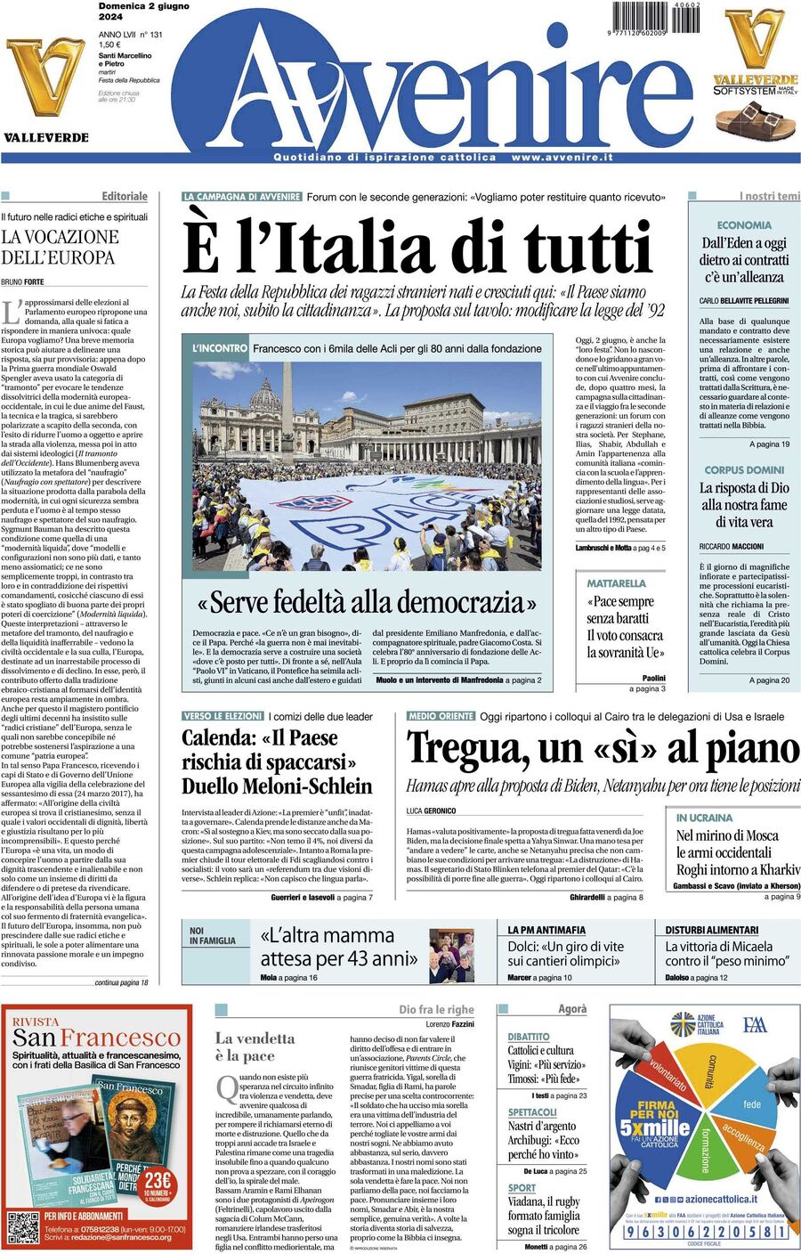 Prima-pagina-avvenire-edizione-di-oggi-02-06-2024