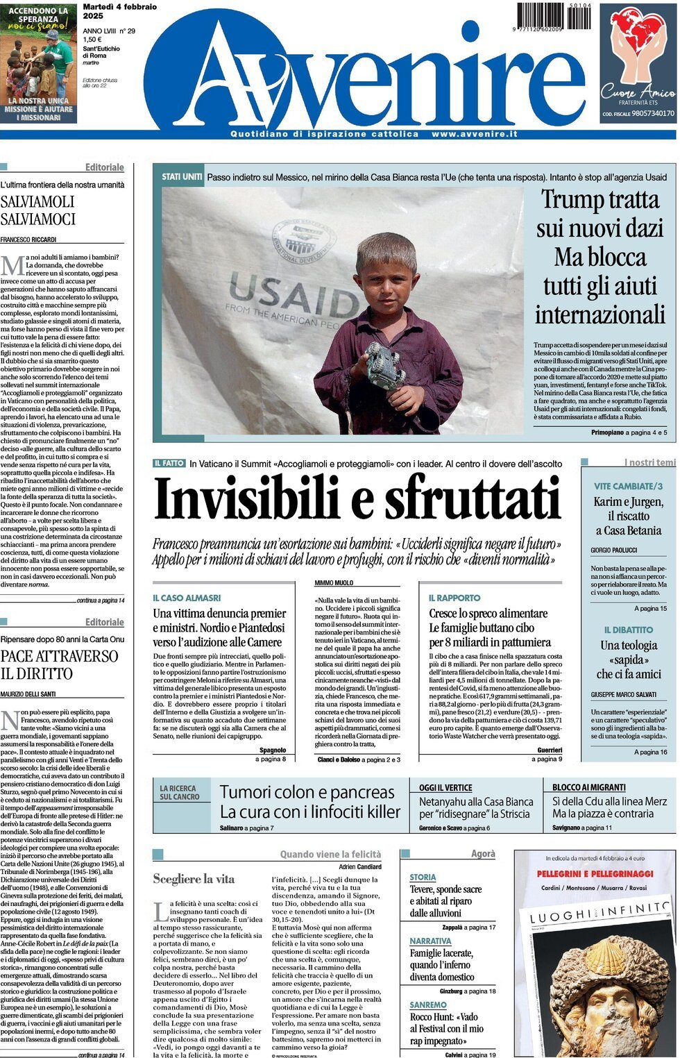 Prima-pagina-avvenire-edizione-di-oggi-04-02-2025