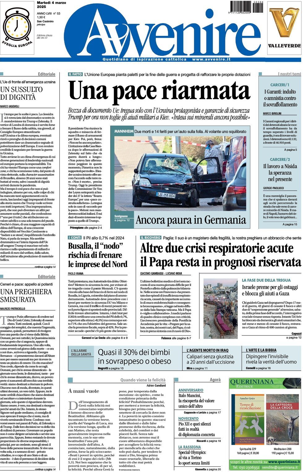 Prima-pagina-avvenire-edizione-di-oggi-04-03-2025