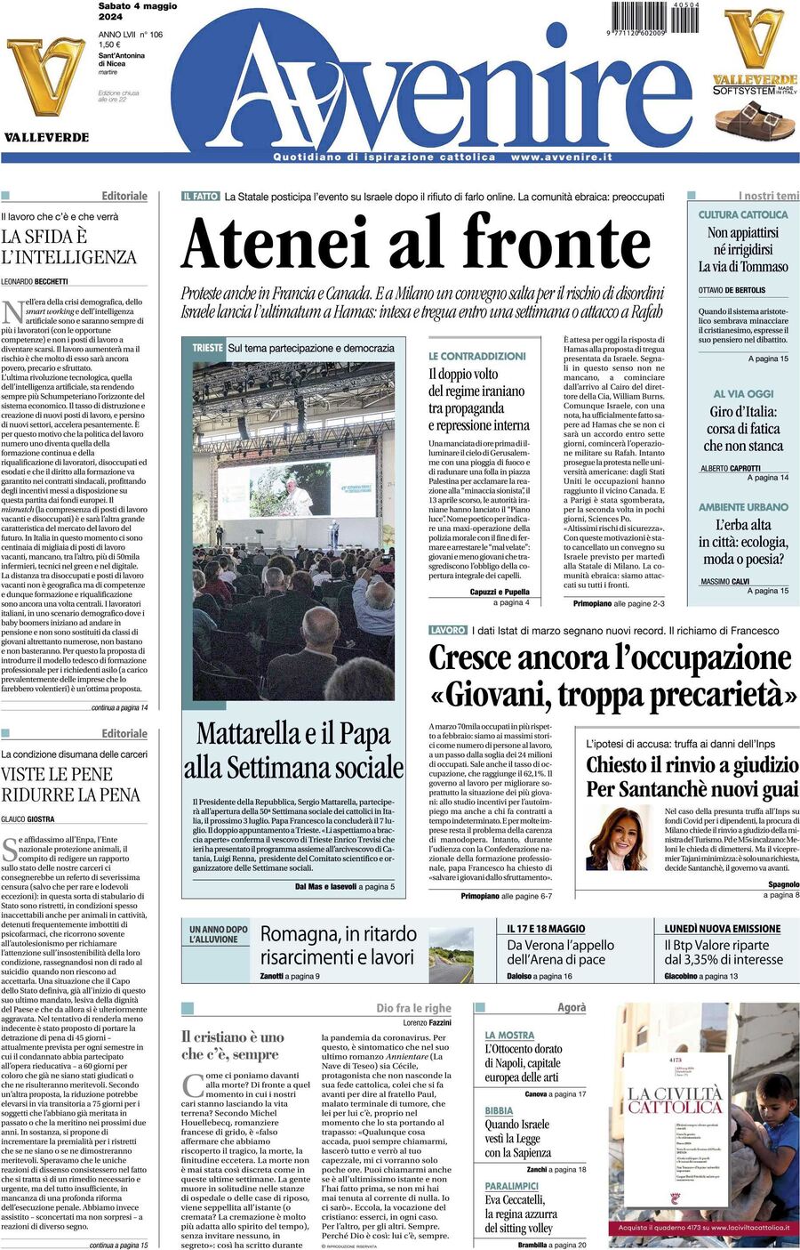 Prima-pagina-avvenire-edizione-di-oggi-04-05-2024