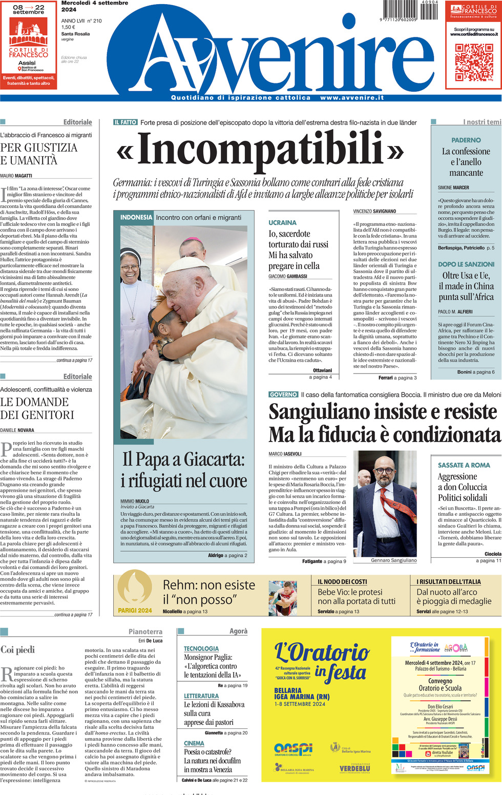 Prima-pagina-avvenire-edizione-di-oggi-04-09-2024