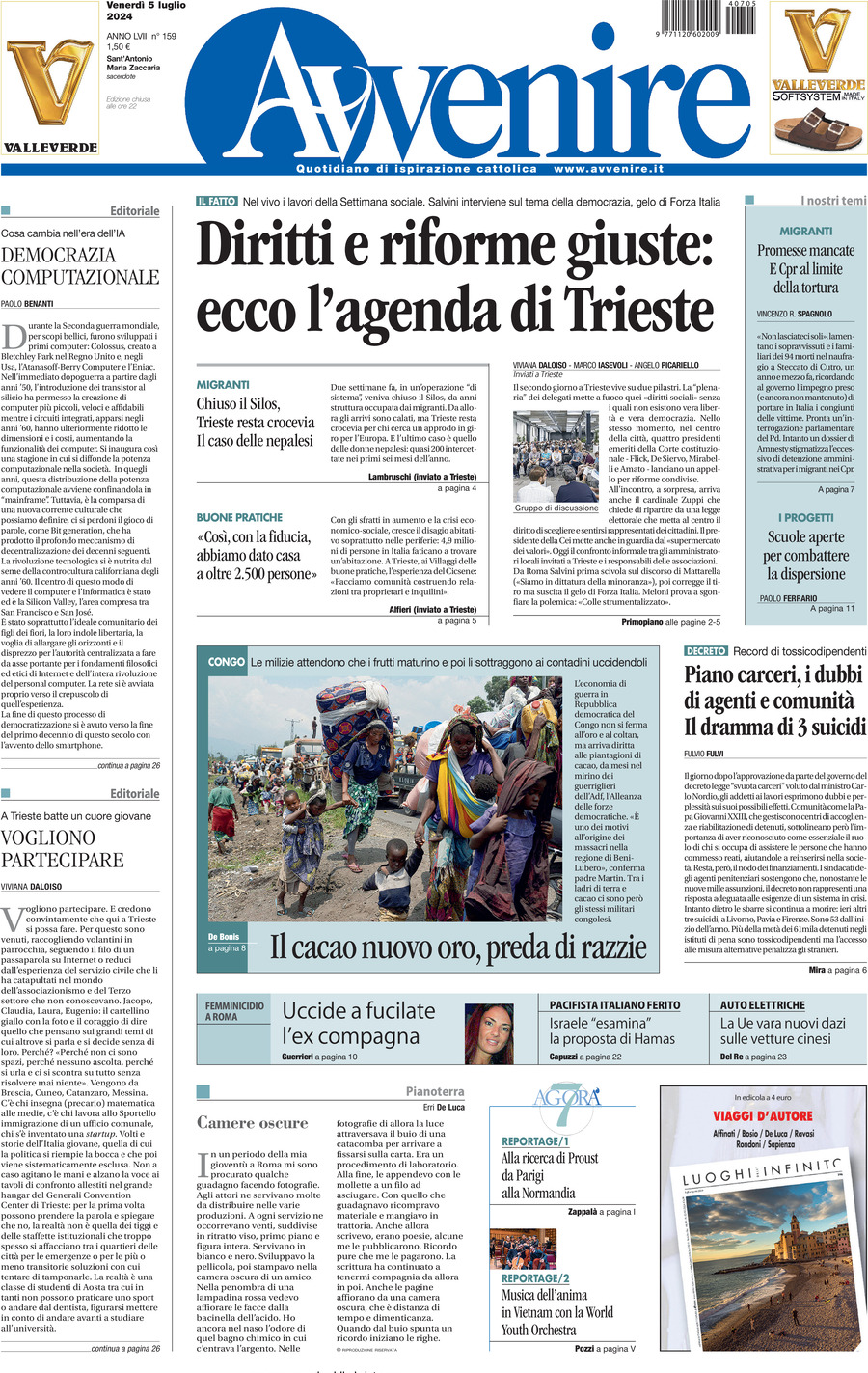 Prima-pagina-avvenire-edizione-di-oggi-05-07-2024