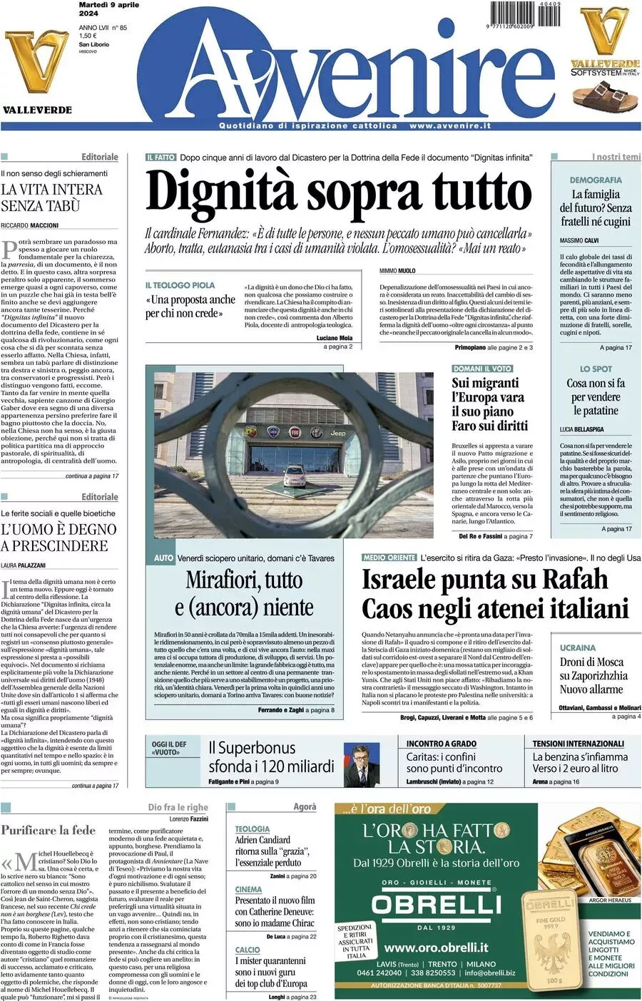 Prima-pagina-avvenire-edizione-di-oggi-09-04-2024