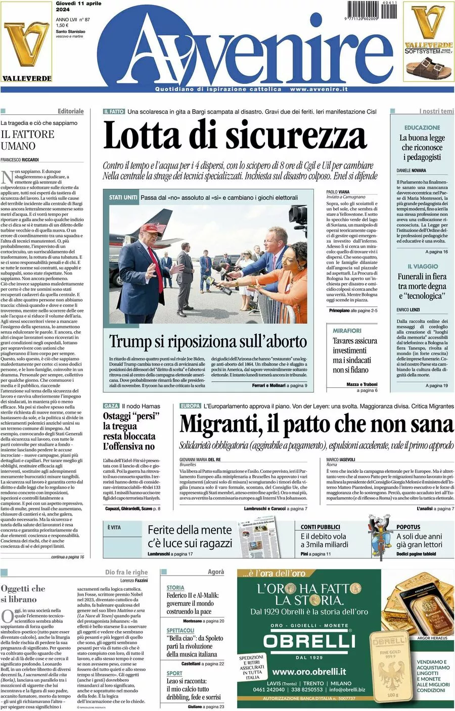 Prima-pagina-avvenire-edizione-di-oggi-11-04-2024