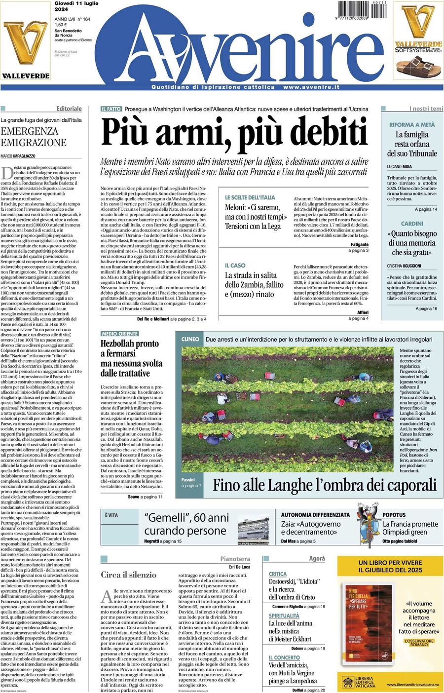 Prima-pagina-avvenire-edizione-di-oggi-11-07-2024