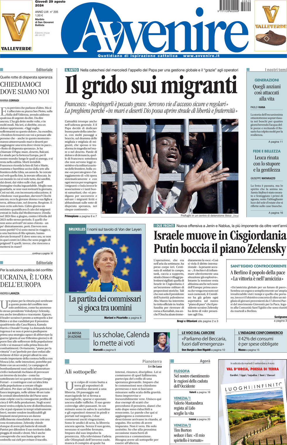 Prima-pagina-avvenire-edizione-di-oggi-29-08-2024