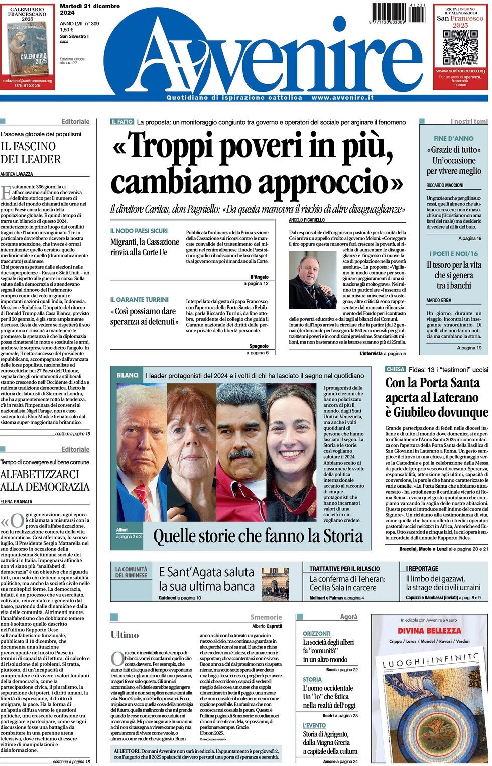 Prima-pagina-avvenire-edizione-di-oggi-31-12-2024