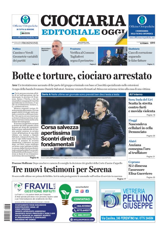 Prima-pagina-ciociaria-editoriale-oggi-edizione-del-20240417