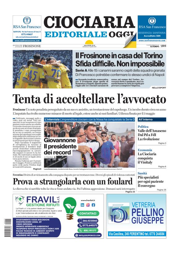 Prima-pagina-ciociaria-editoriale-oggi-edizione-del-20240421