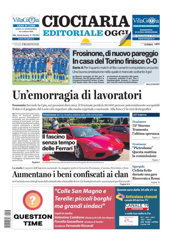 Prima-pagina-ciociaria-editoriale-oggi-edizione-del-20240422