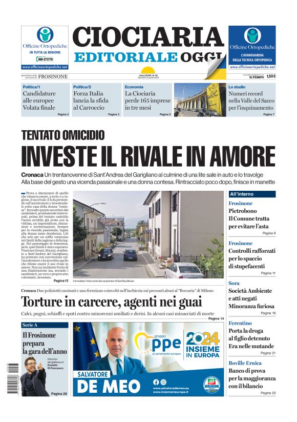 Prima-pagina-ciociaria-editoriale-oggi-edizione-del-20240423