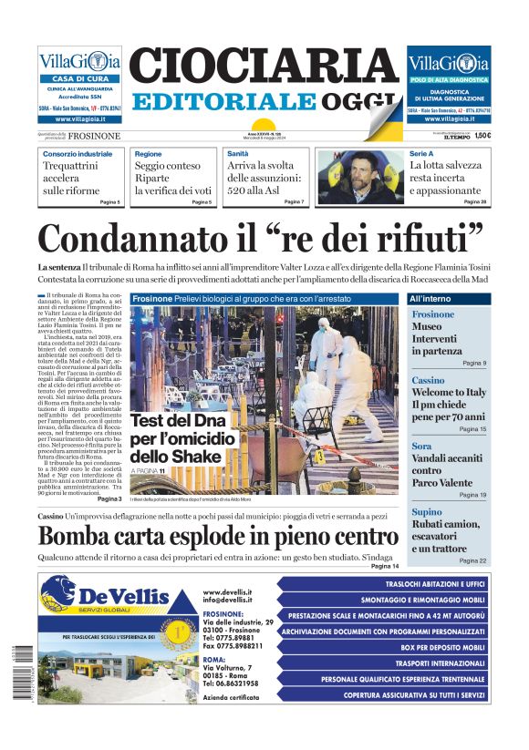 Prima-pagina-ciociaria-editoriale-oggi-edizione-del-20240508