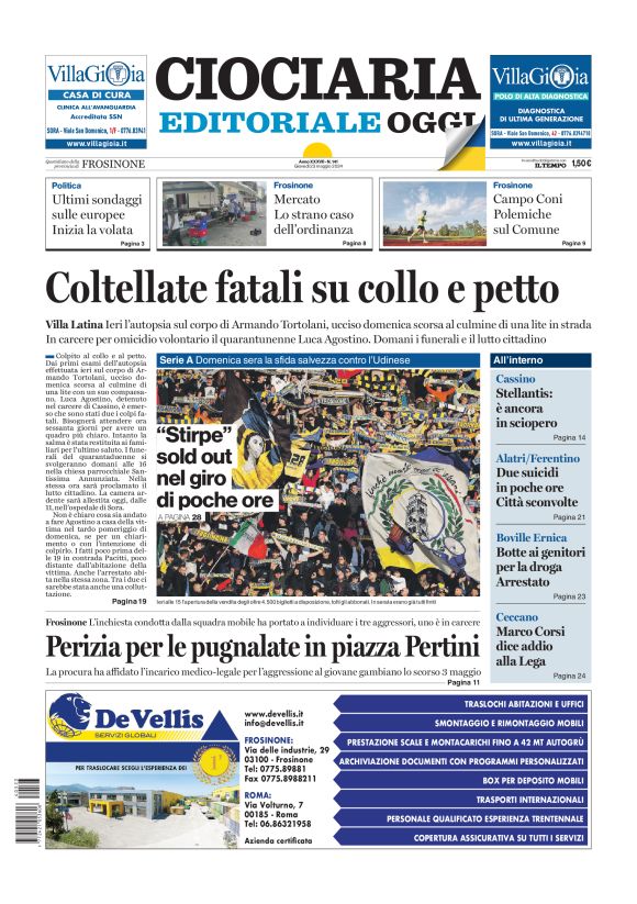 Prima-pagina-ciociaria-editoriale-oggi-edizione-del-20240523