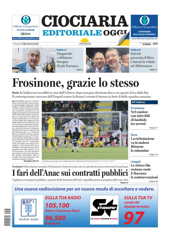 Prima-pagina-ciociaria-editoriale-oggi-edizione-del-20240527