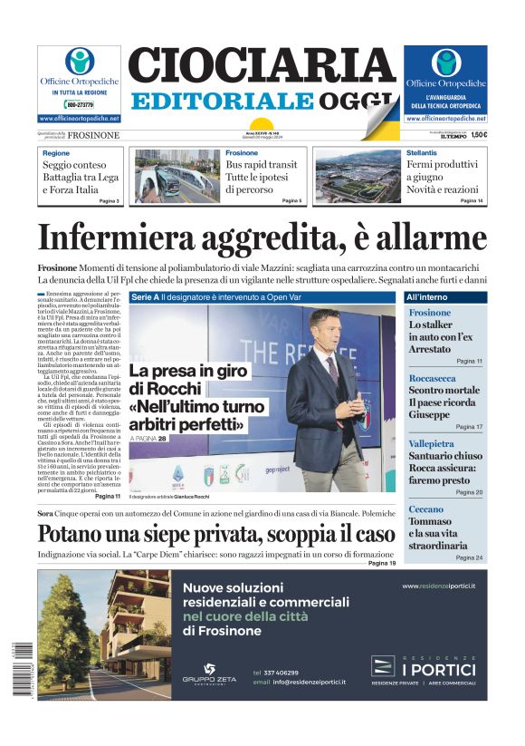 Prima-pagina-ciociaria-editoriale-oggi-edizione-del-20240530