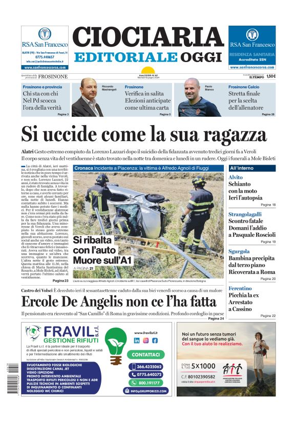 Prima-pagina-ciociaria-editoriale-oggi-edizione-del-20240618