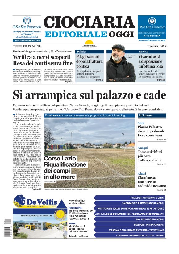 Prima-pagina-ciociaria-editoriale-oggi-edizione-del-20240630