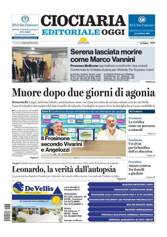 Prima-pagina-ciociaria-editoriale-oggi-edizione-del-20240703