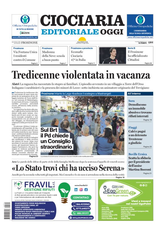 Prima-pagina-ciociaria-editoriale-oggi-edizione-del-20240714