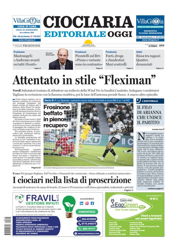 Prima-pagina-ciociaria-editoriale-oggi-edizione-del-20240825