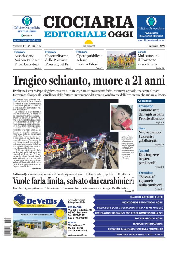 Prima-pagina-ciociaria-editoriale-oggi-edizione-del-20240826