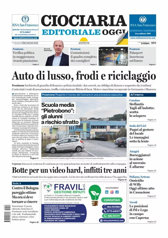 Prima-pagina-ciociaria-editoriale-oggi-edizione-del-20240409