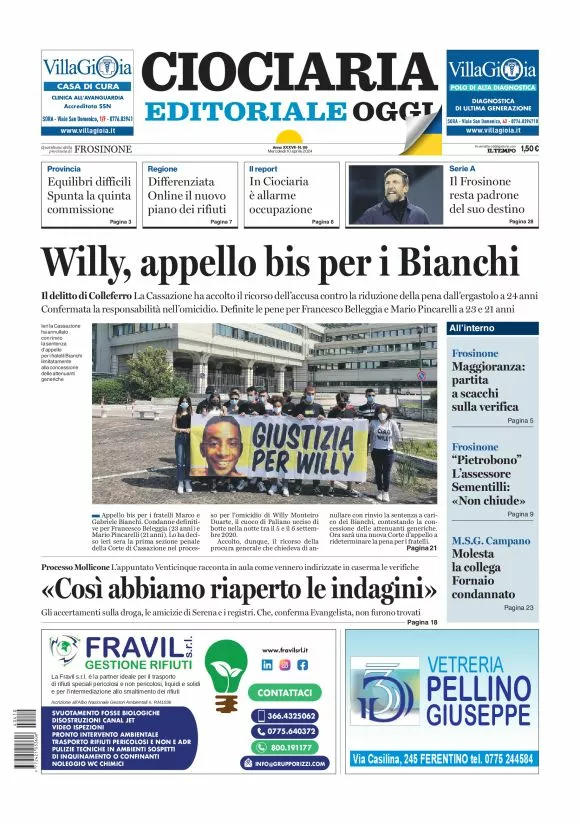 Prima-pagina-ciociaria-editoriale-oggi-edizione-del-20240410