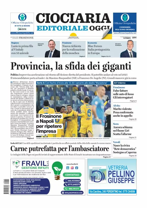 Prima-pagina-ciociaria-editoriale-oggi-edizione-del-20240414