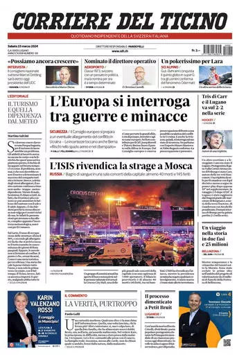 Prima-pagina-corriere-del-ticino-oggi-oggi-edizione-del-2024-03-23