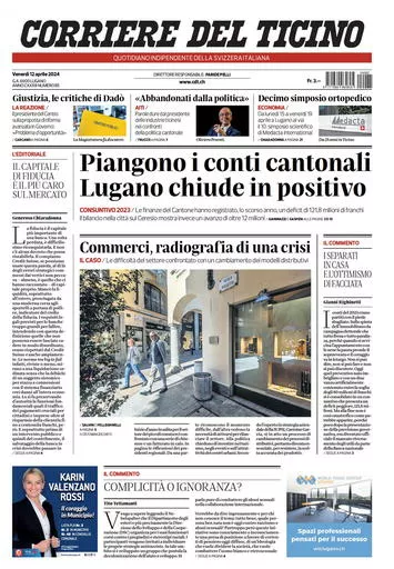 Prima-pagina-corriere-del-ticino-oggi-oggi-edizione-del-2024-04-12