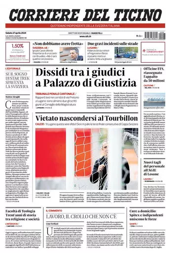 Prima-pagina-corriere-del-ticino-oggi-oggi-edizione-del-2024-04-27