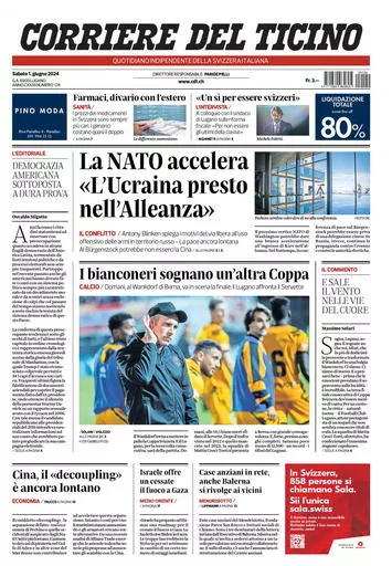 Prima-pagina-corriere-del-ticino-oggi-oggi-edizione-del-2024-06-01