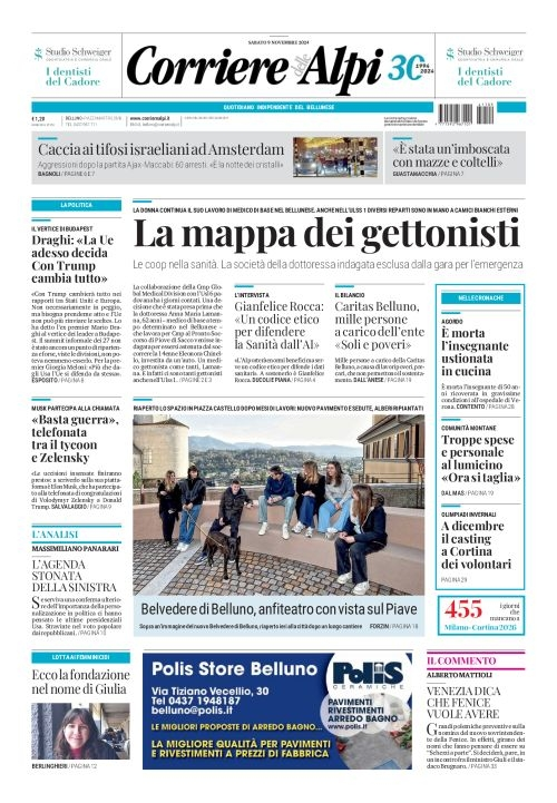 Prima-pagina-corriere_delle_alpi-edizione-di-oggi-09-11-2024