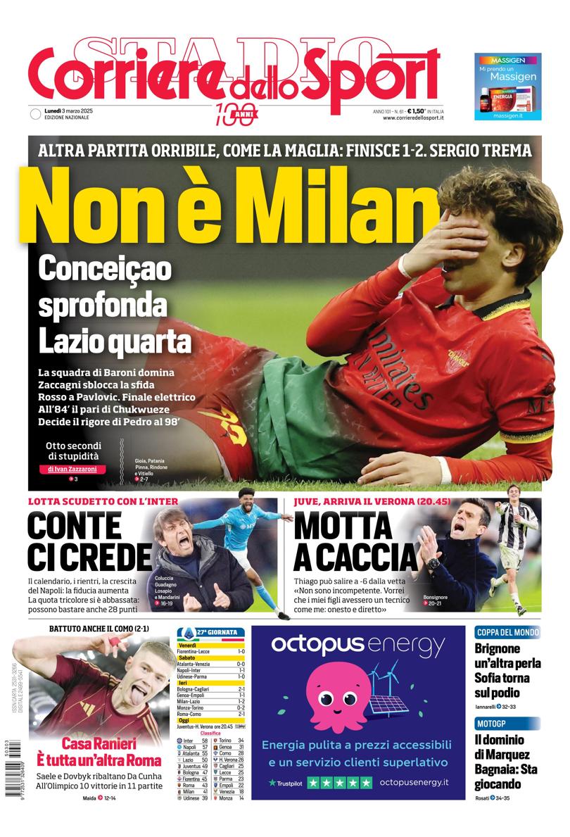 Prima-pagina-corriere-dello-sport-edizione-di-oggi-03-03-2025