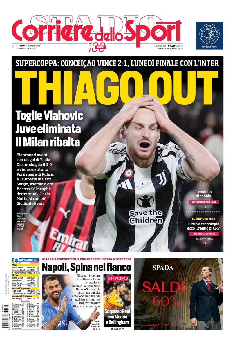 Prima-pagina-corriere-dello-sport-edizione-di-oggi-04-01-2025