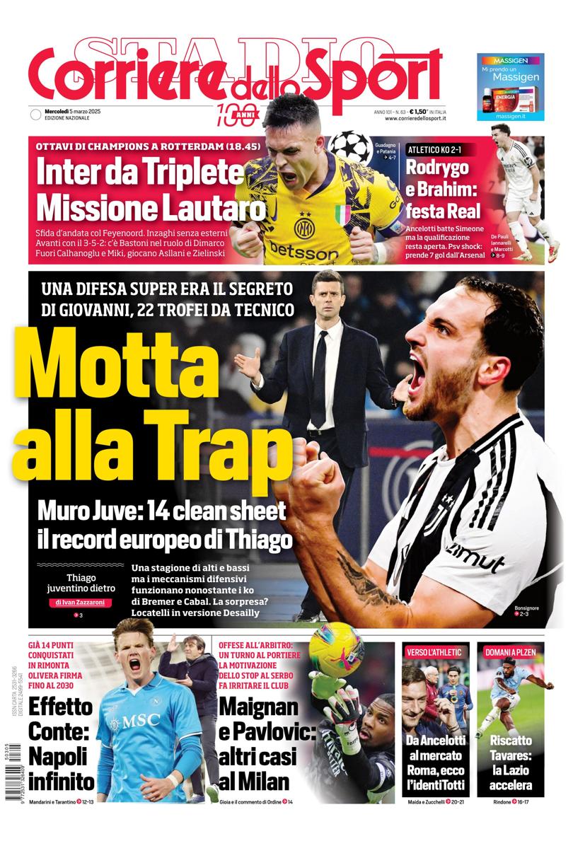 Prima-pagina-corriere-dello-sport-edizione-di-oggi-05-03-2025