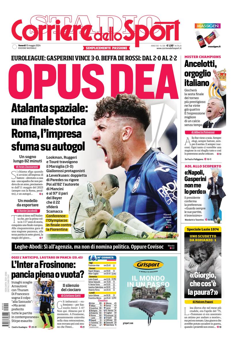 Prima-pagina-corriere-dello-sport-edizione-di-oggi-10-05-2024