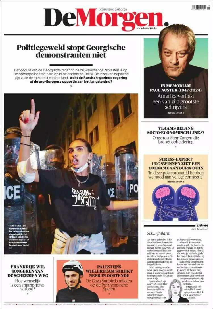 Prima-pagina-de-morgen-edizione-di-oggi-Array