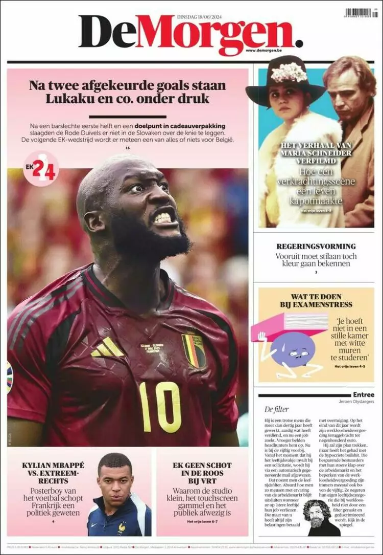 Prima-pagina-de-morgen-edizione-di-oggi-2024-06-18