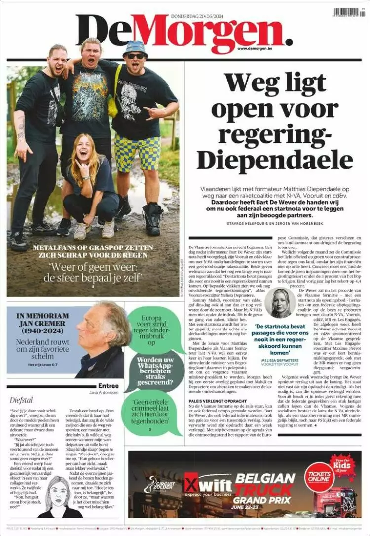 Prima-pagina-de-morgen-edizione-di-oggi-2024-06-20