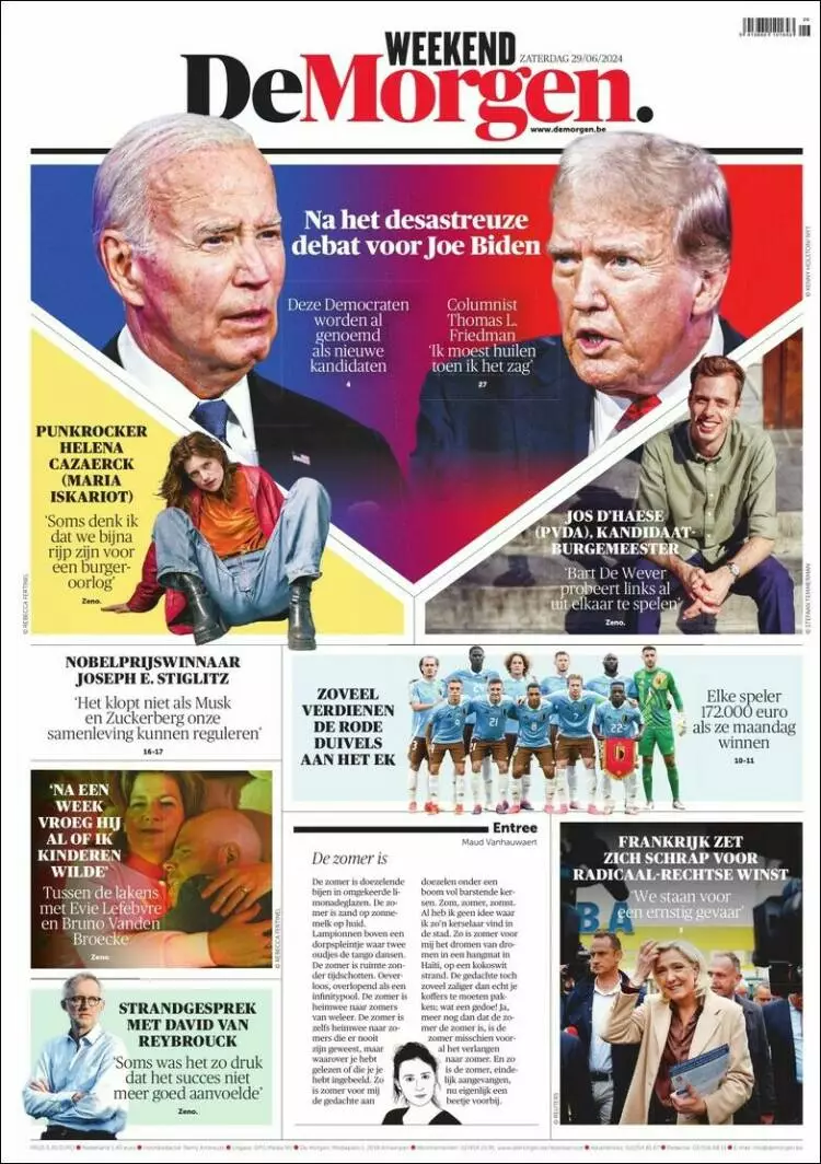 Prima-pagina-de-morgen-edizione-di-oggi-2024-06-29